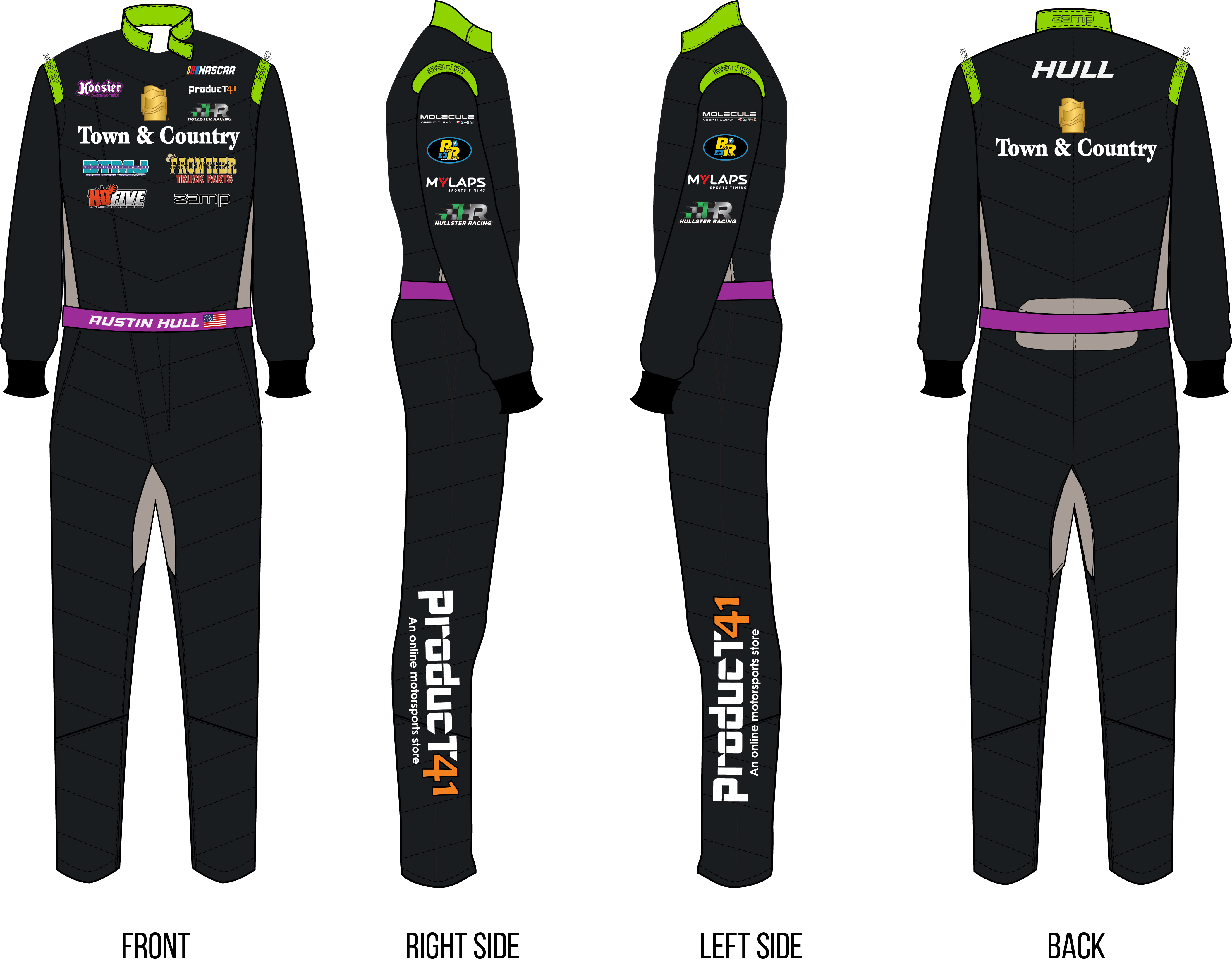 ZR-40 Custom Race Driver Suits SFI 3.2A/5 or SFI 3.4/5