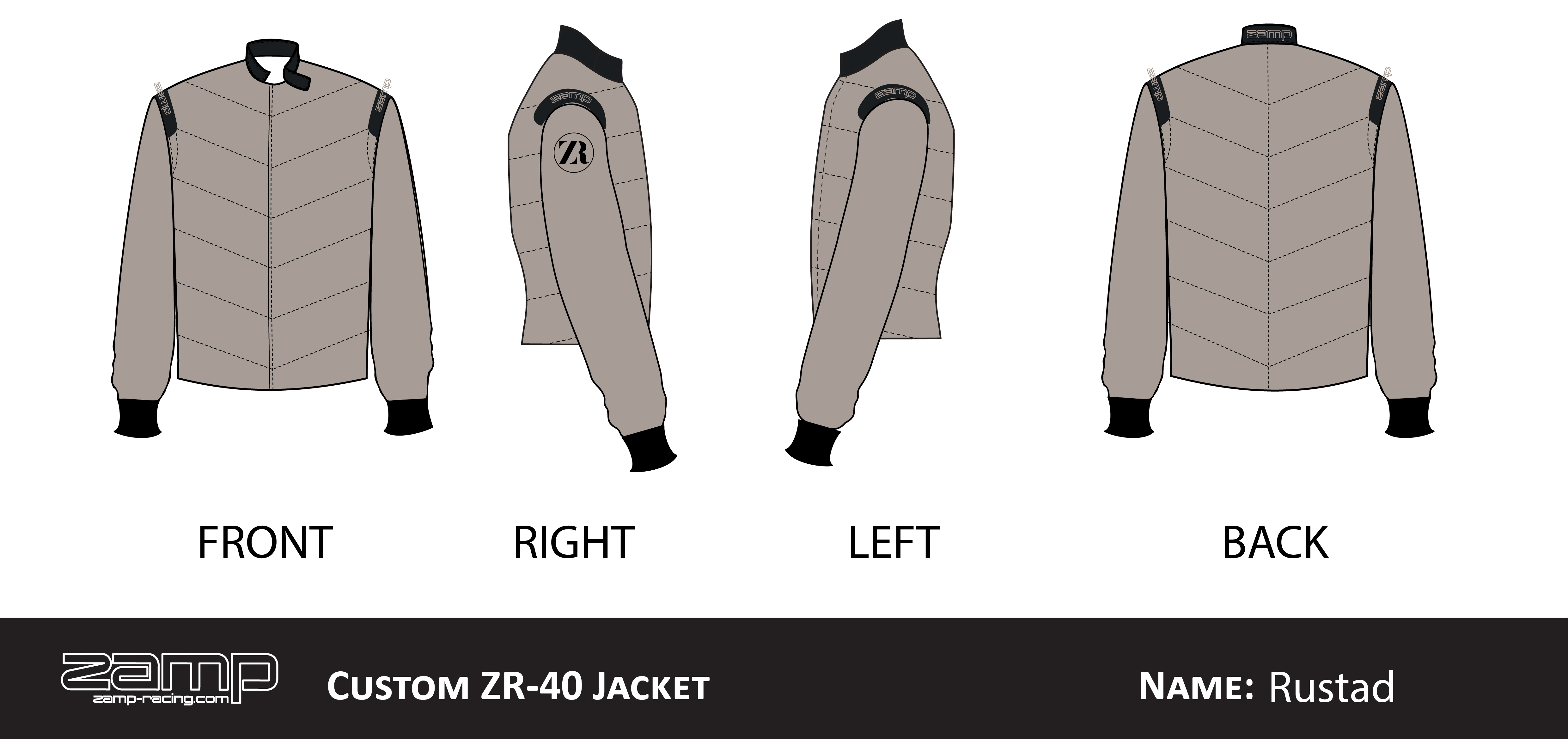Custom Zamp racing suit