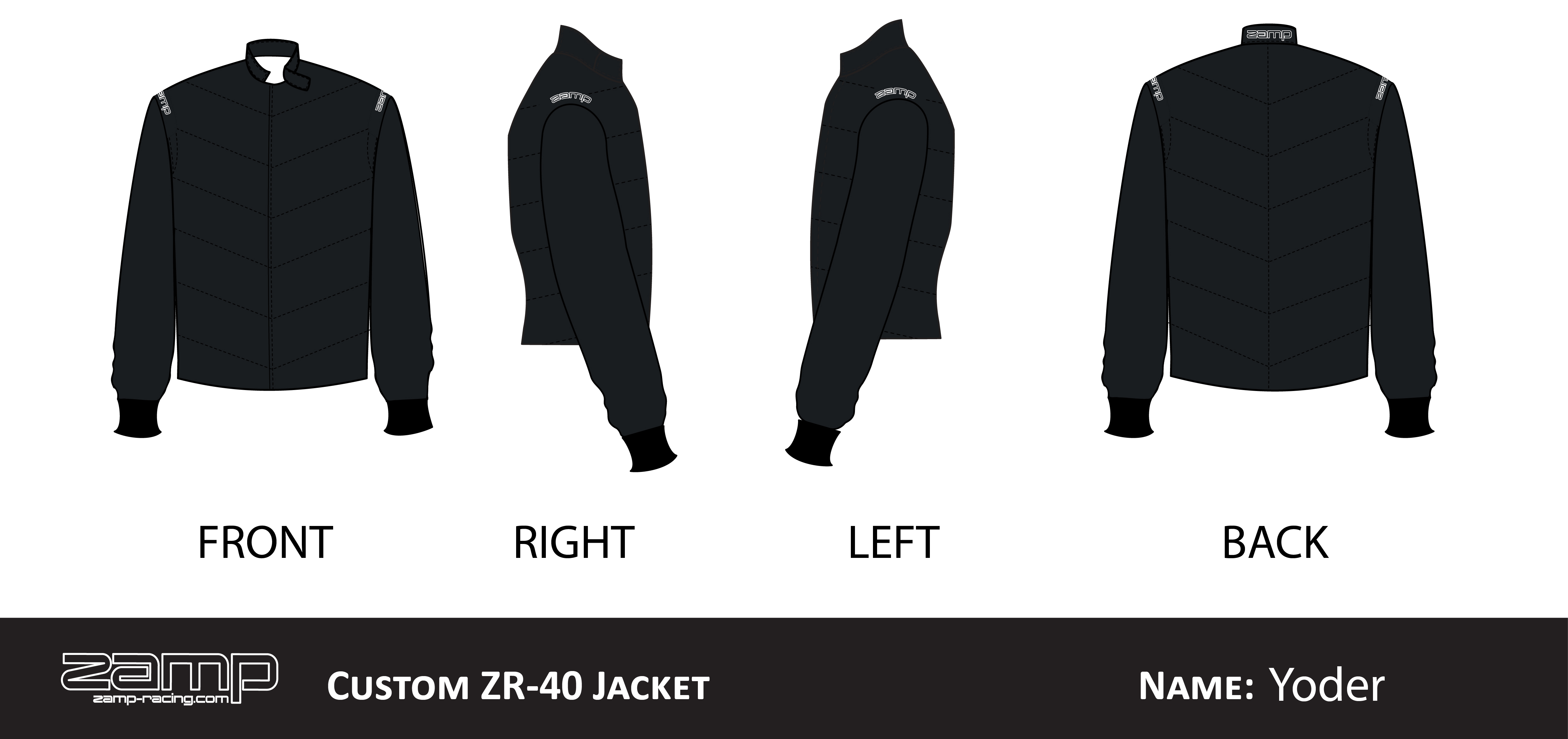 Custom Zamp racing suit