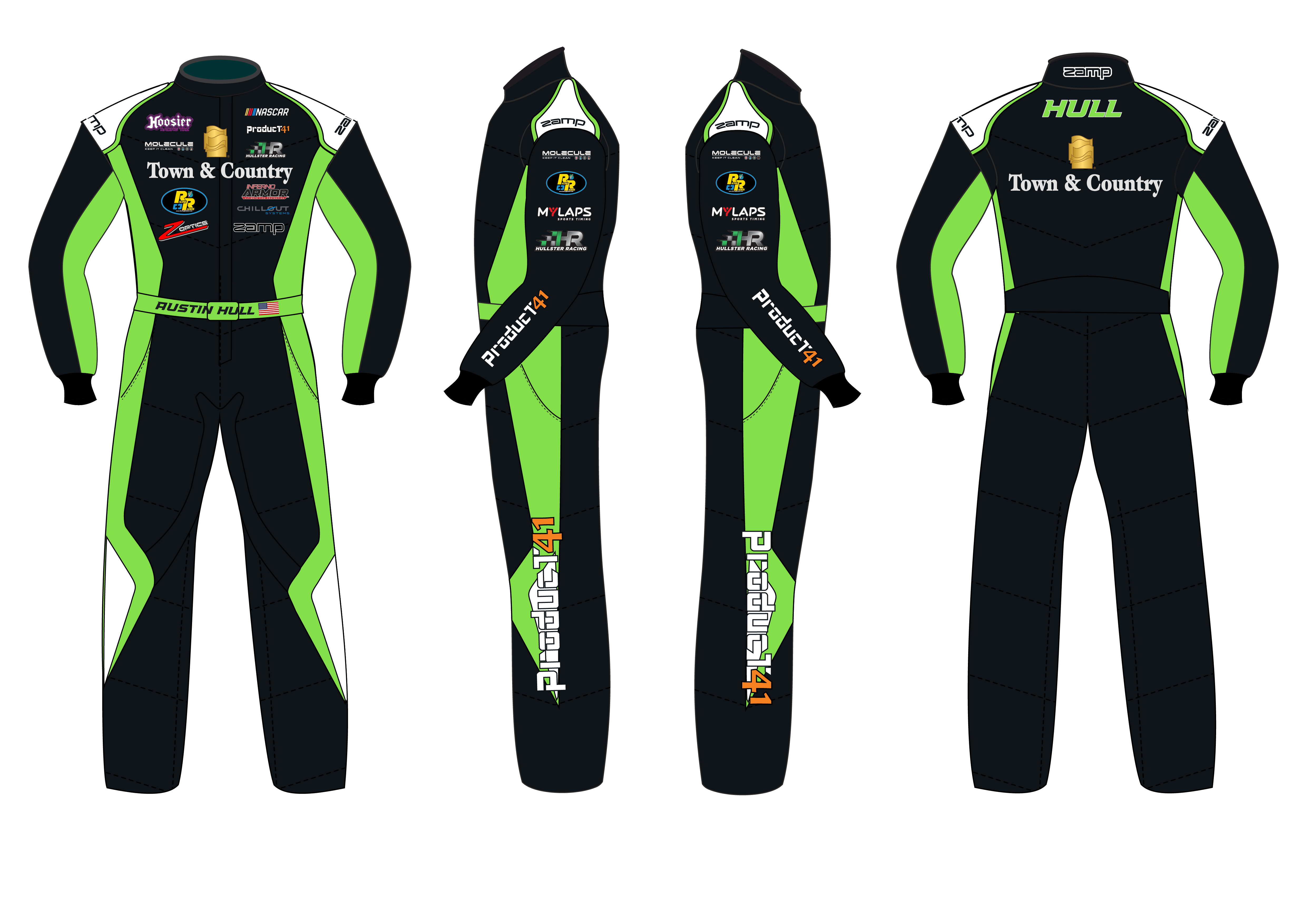 Custom Zamp racing suit