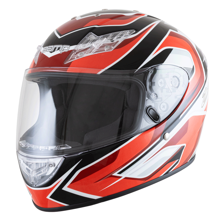 FS-10 Red Graphic Helmet
