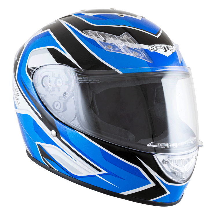 FS-10 Blue Graphic Helmet