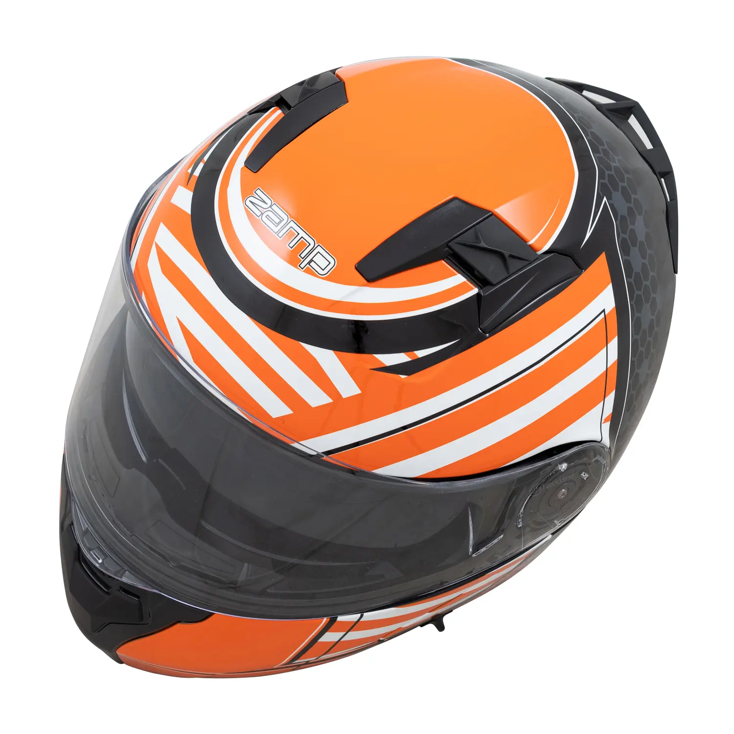 FL-4 Orange Graphic Helmet