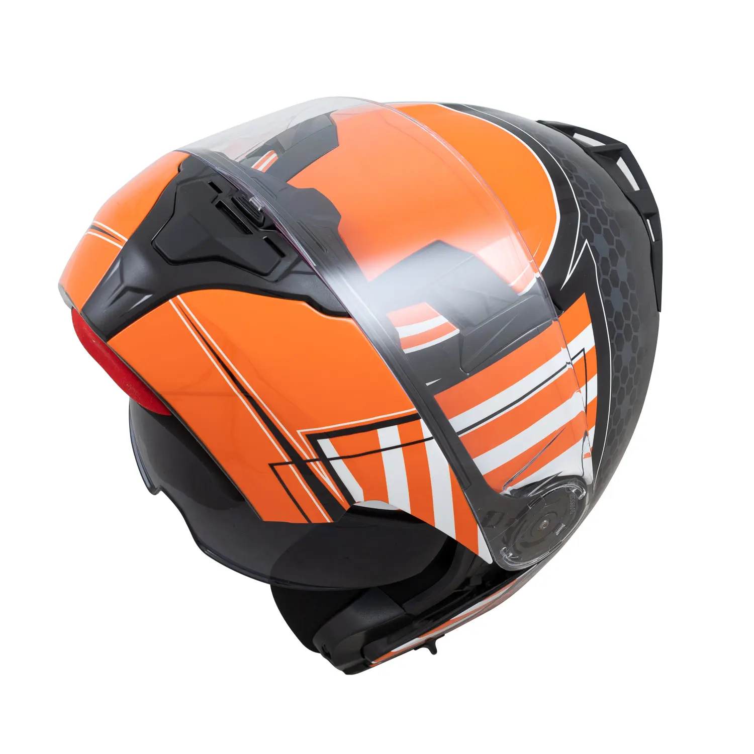 FL-4 Orange Graphic Helmet