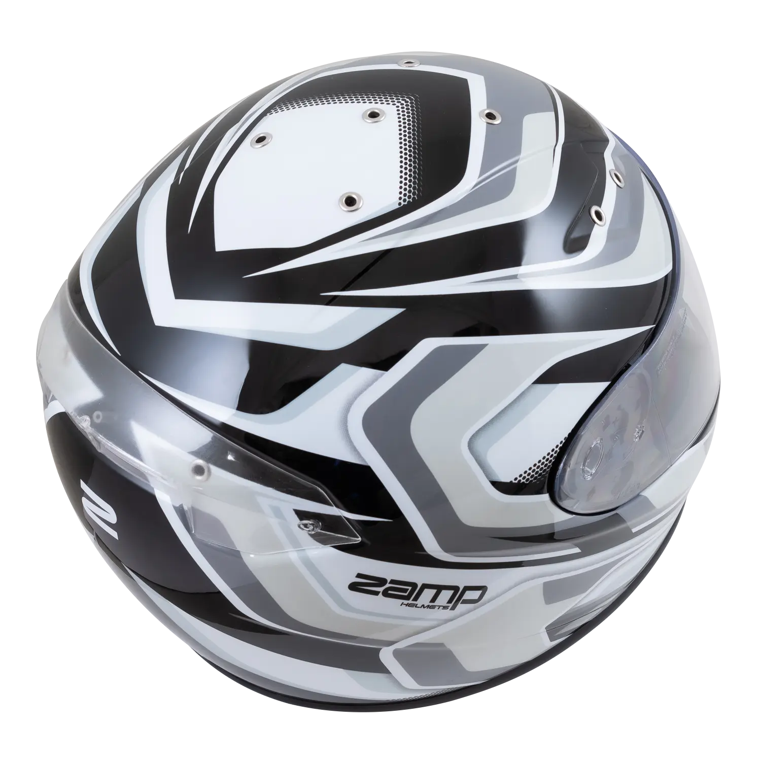 FS-10 Matte Gray Graphic Helmet