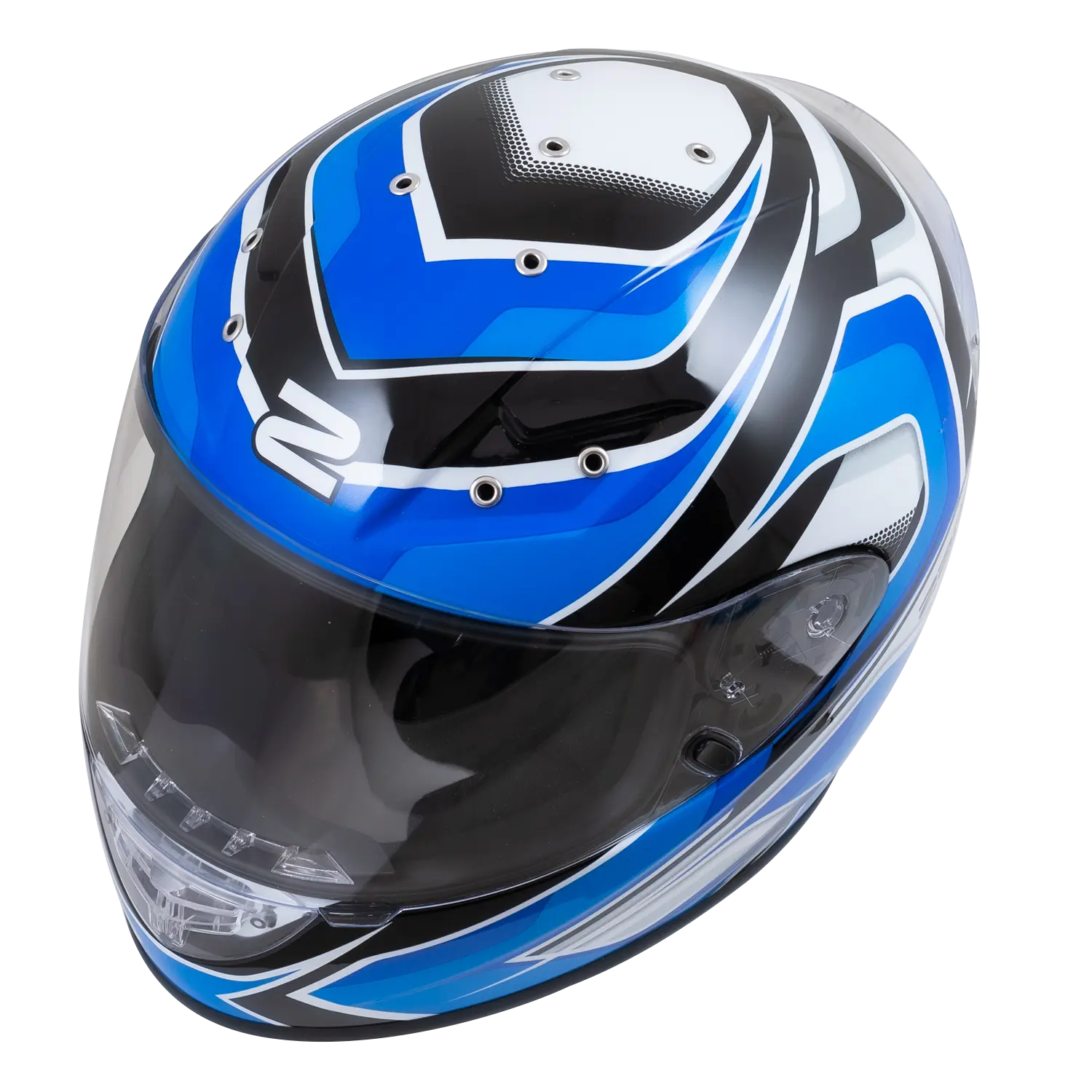 FS-10 Blue Graphic Helmet