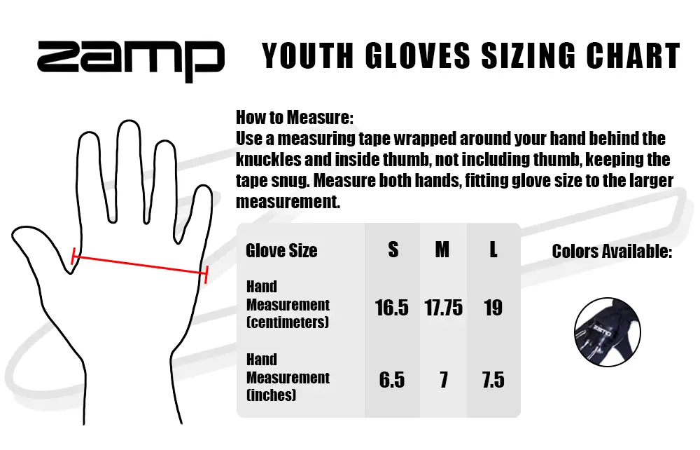 Zamp Socks Chart