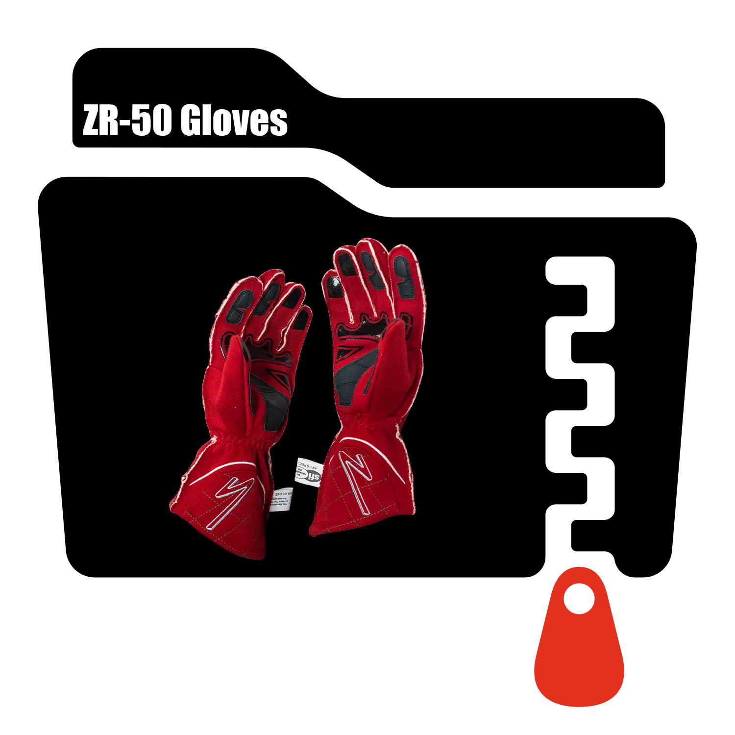 Zamp ZR-50 Gloves Product Image Zip File